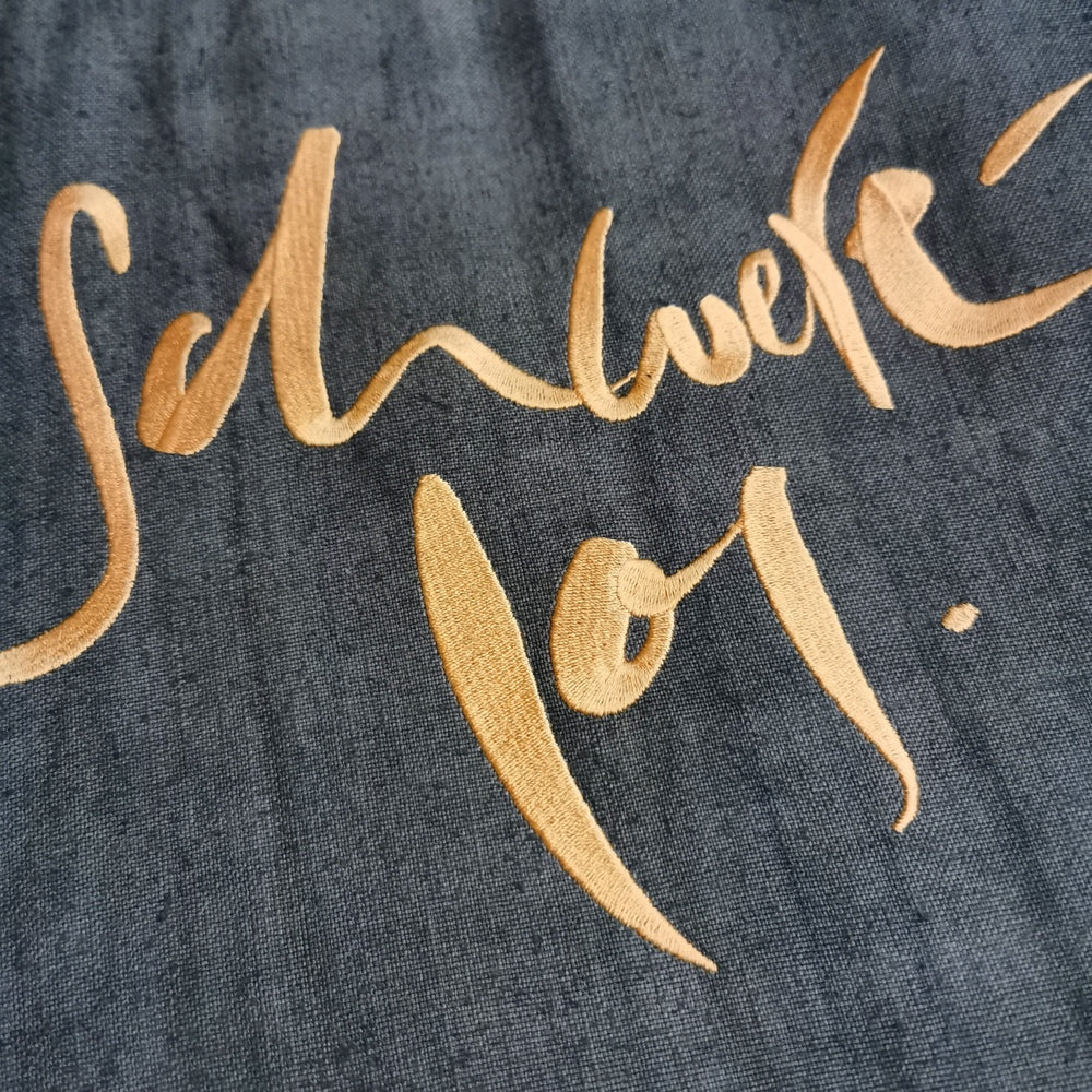 Bauernleinen-Flachkissen "Schwerelos"