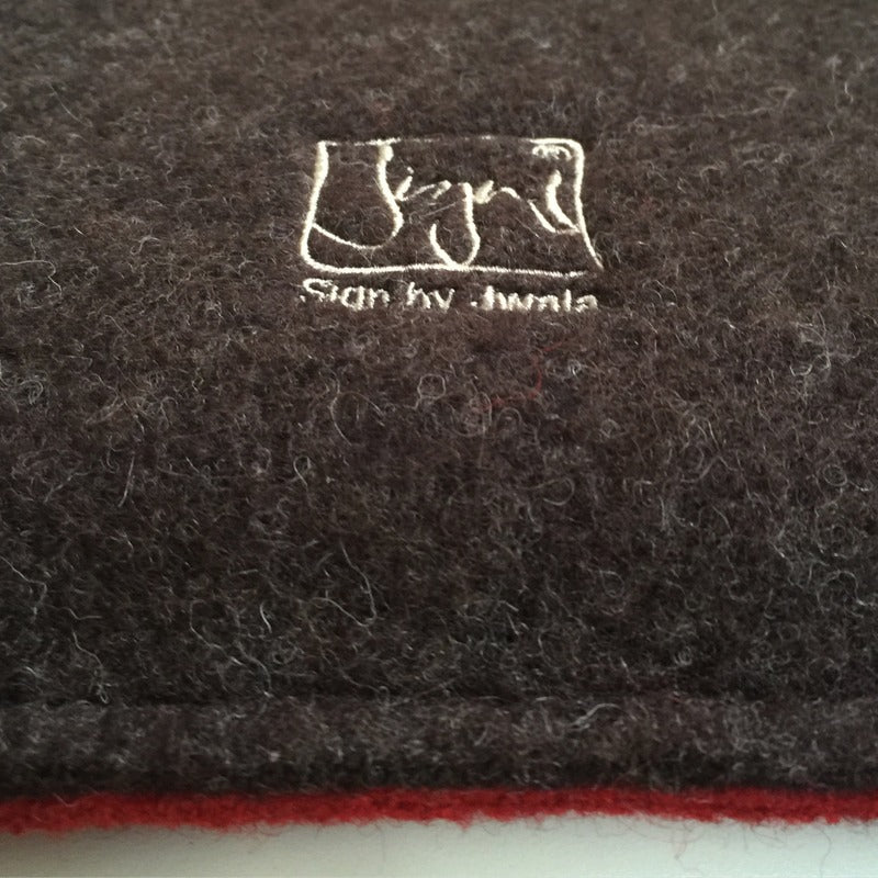 Flachkissen "Herzenswarm und Seelentief"