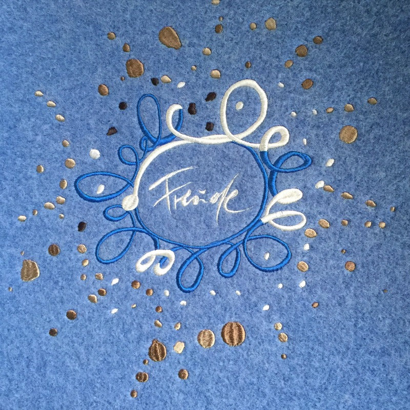 Flachkissen "Freude/Ornament"