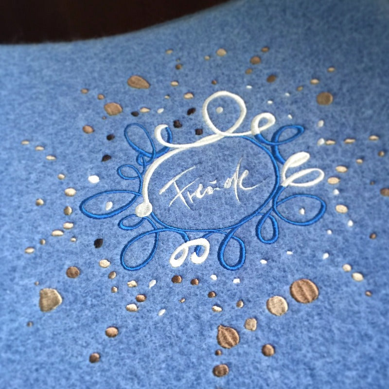 Flachkissen "Freude/Ornament"