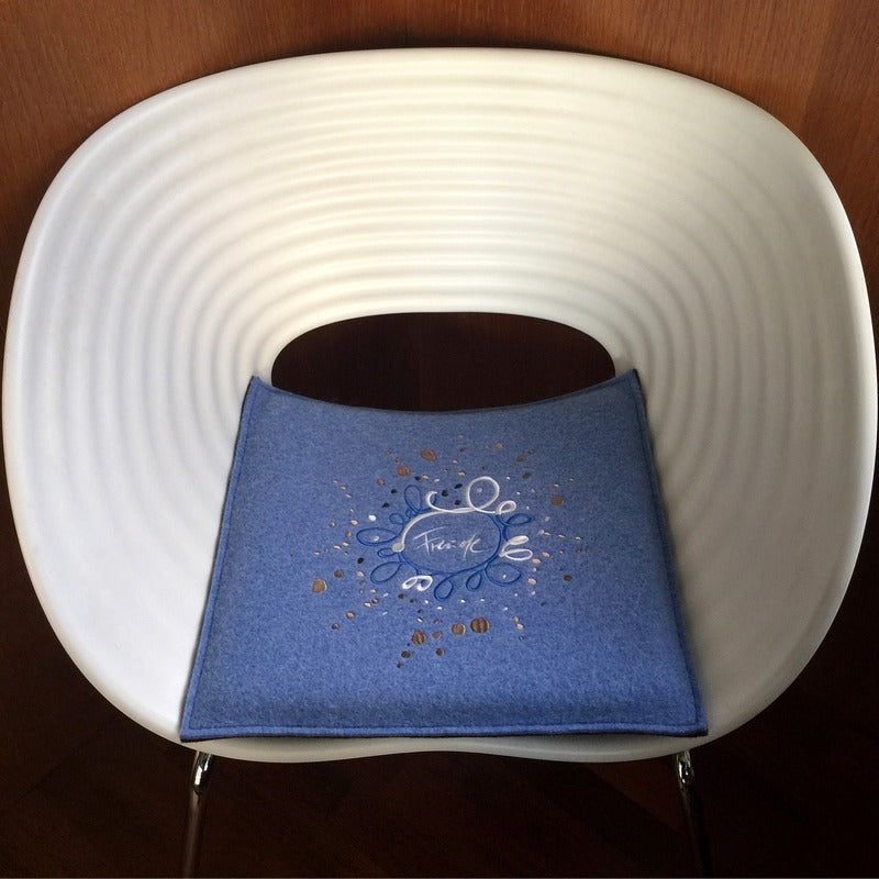 Flachkissen "Freude/Ornament"