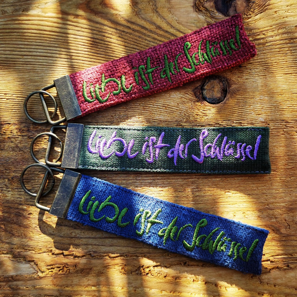 Schlüsselanhänger "Liebe ist der Schlüssel"