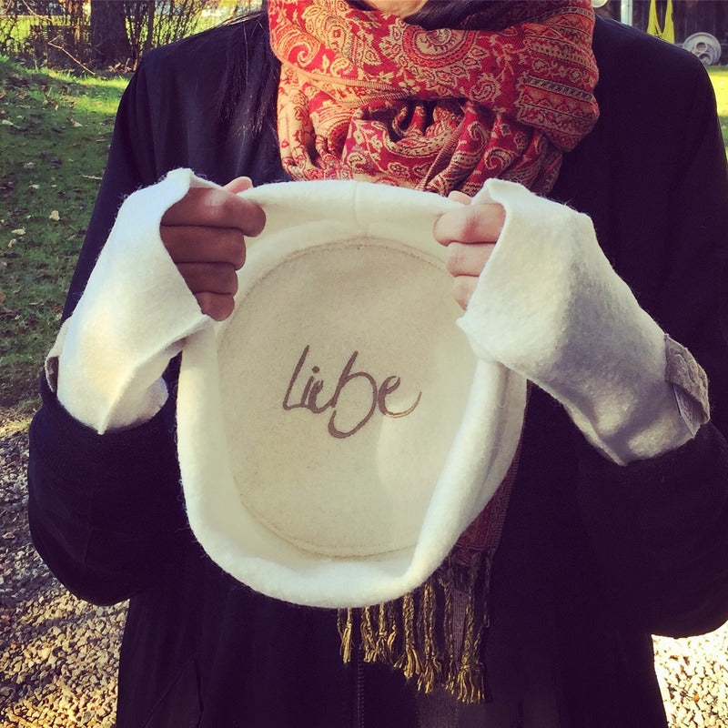 WinterSet "Liebe" Creme