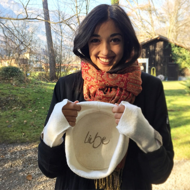 WinterSet "Liebe" Creme