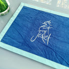 1 Tischset "die Zeit ist Jetzt" Bauernleinen