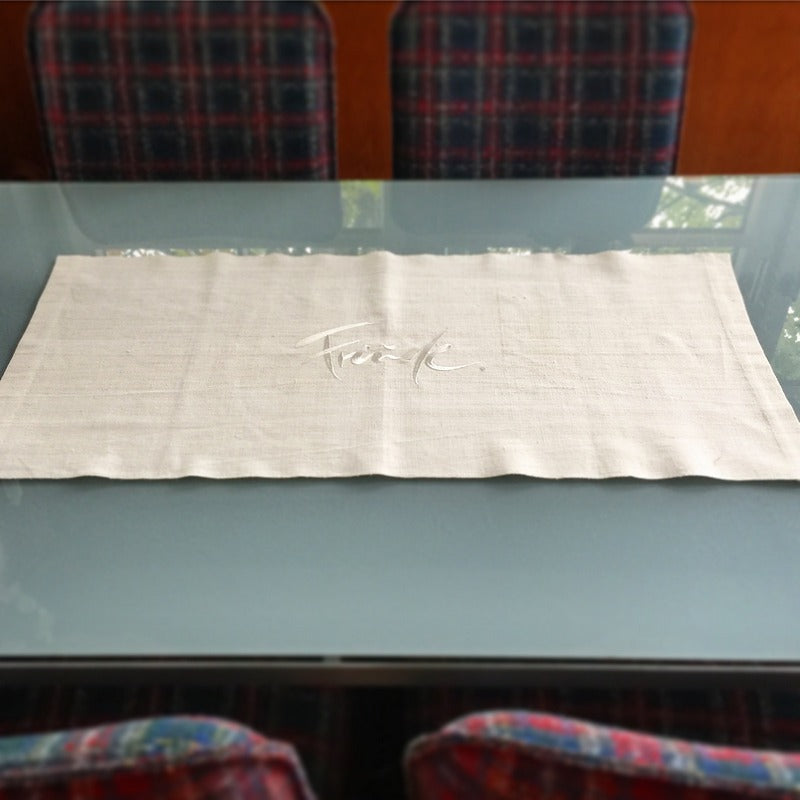 Tischläufer "Freude" Bauernleinen