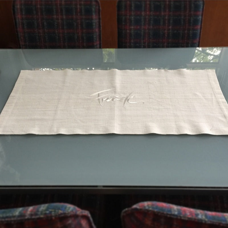 Tischläufer "Freude" Bauernleinen