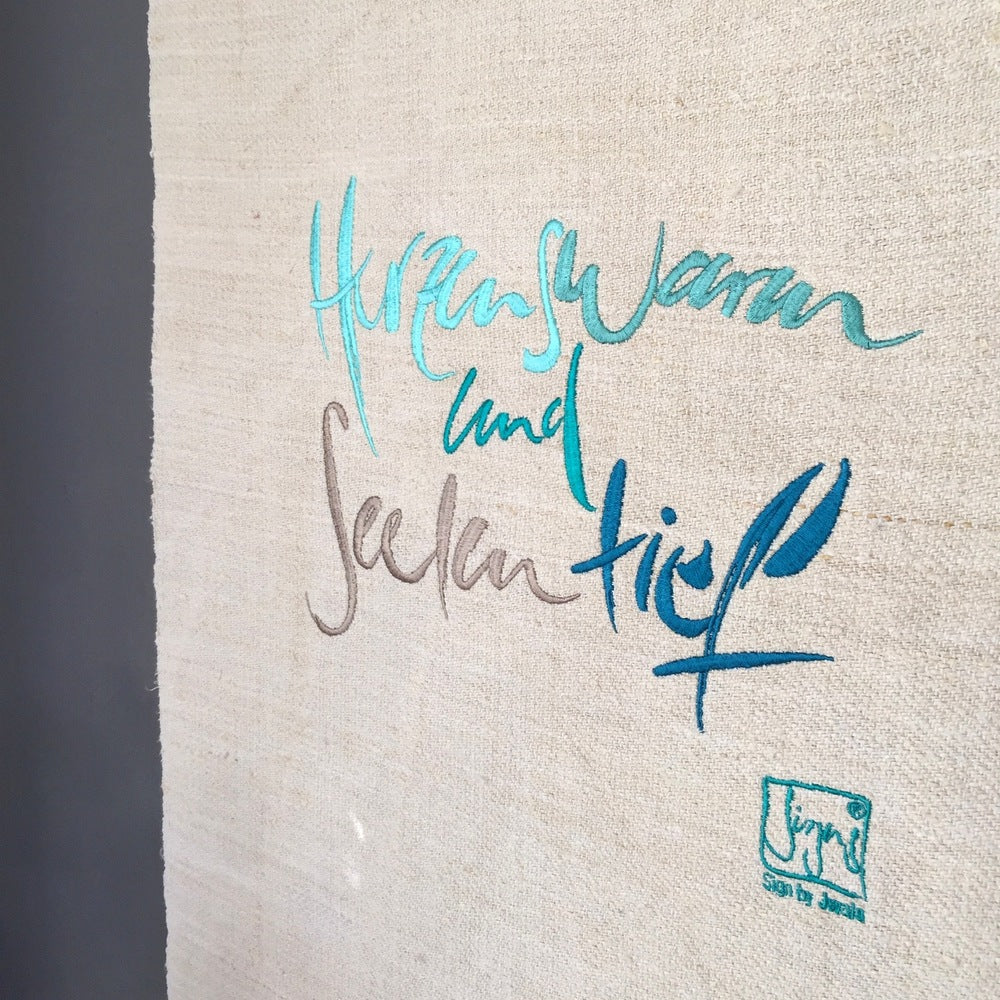 Haussegen "Herzenswarm und Seelentief"