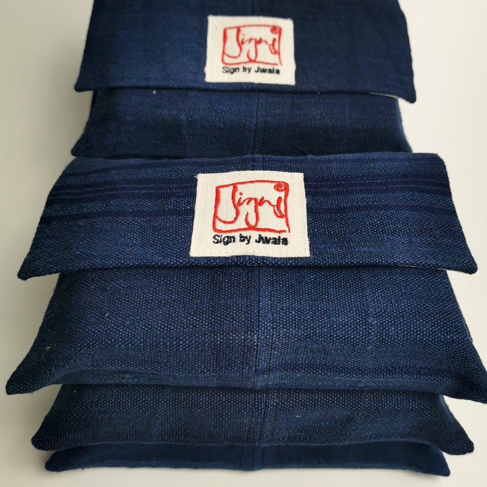 "Fingerzeige" SignKarten-Set "Dunkelblau" - Bauernleinen