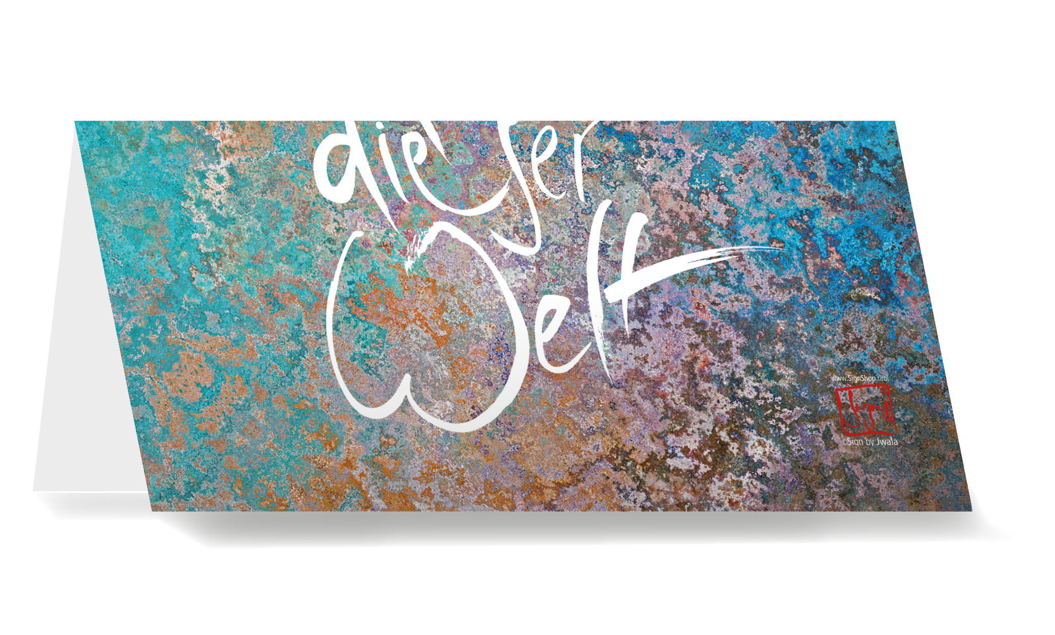 10 Klappkarten ""Alles Glück dieser Welt"