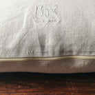 Kissenhülle Bauernleinen "Connected" links