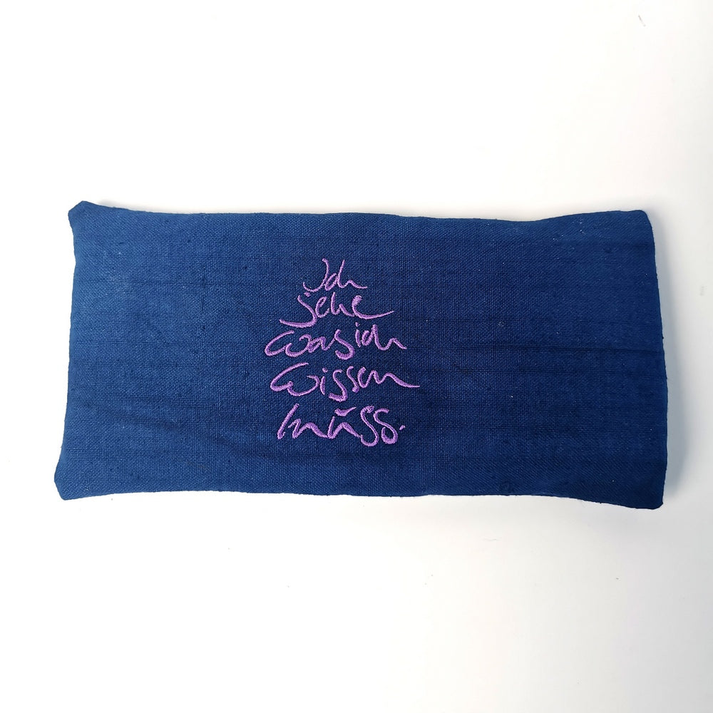 Dritte-Auge-Kissen mit Lapislazuli