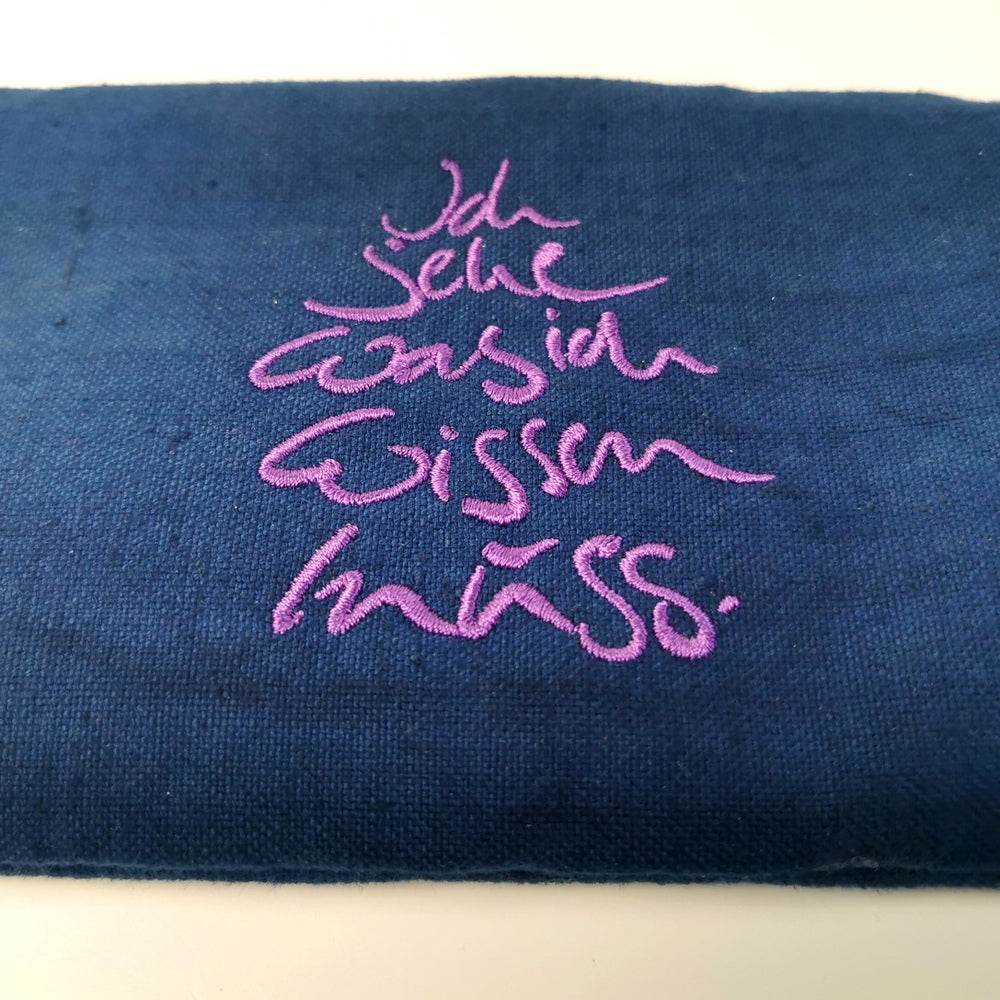 Dritte-Auge-Kissen mit Lapislazuli