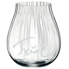 2 Sign-O-Gläser mit Rillen, "Freude + Danke"