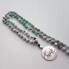 Freude-Mala (Howlith+Amazonit)