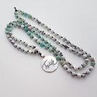 Freude-Mala (Howlith+Amazonit)