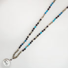 Freude-Mala (Schwarzer Onyx/Achat Blau/ Labradorit)