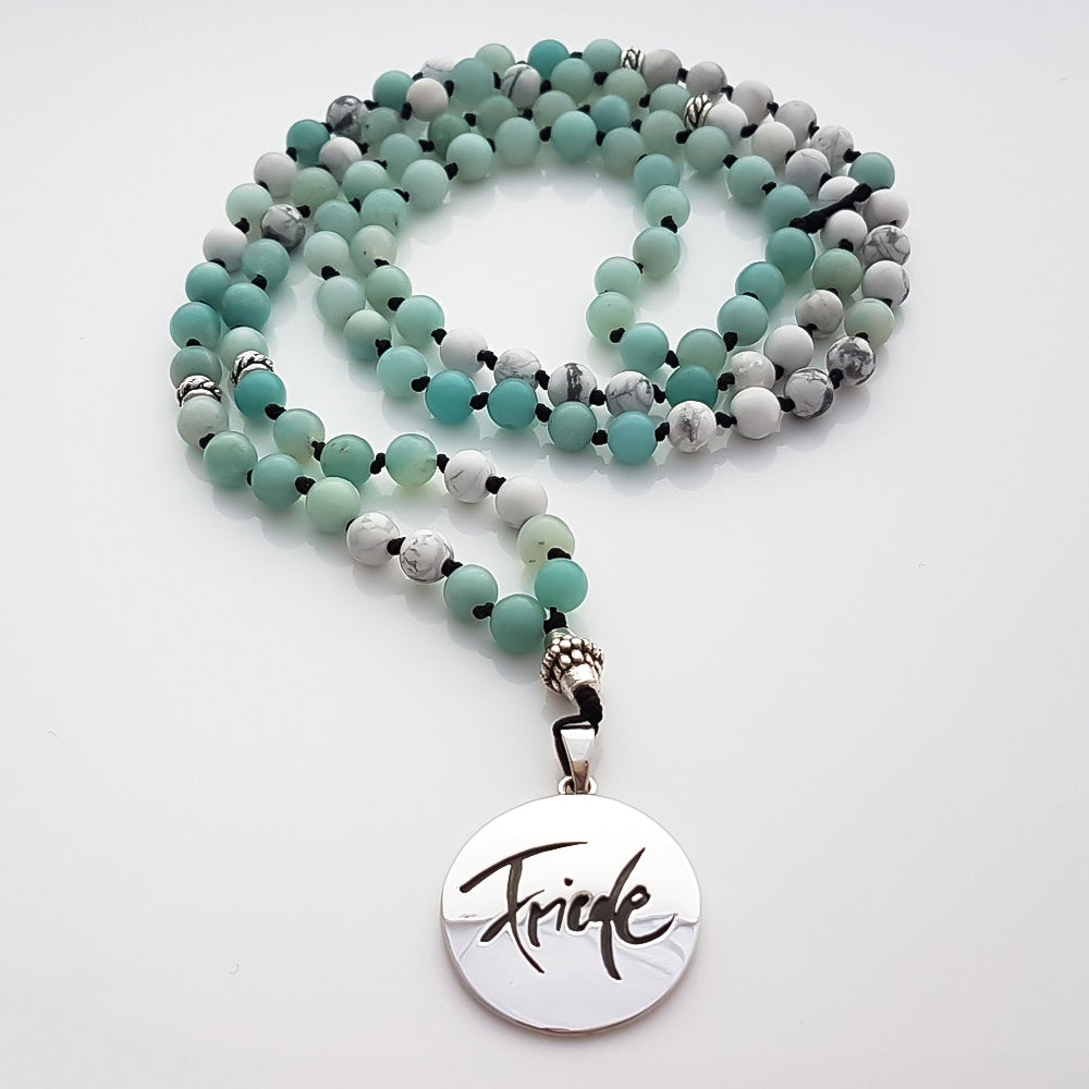 Friede-Mala (Howlith+Amazonit)