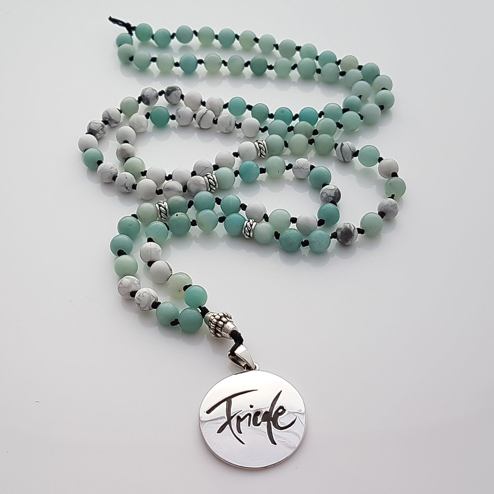 Friede-Mala (Howlith+Amazonit)