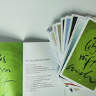 "Fingerzeige" SignKarten-Set "Rot/Grau" - Bauernleinen