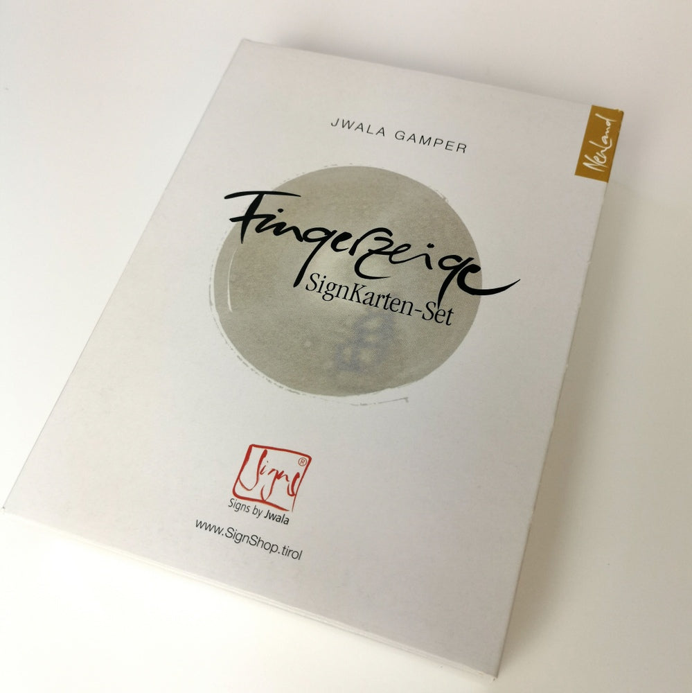 "Fingerzeige" SignKarten-Box