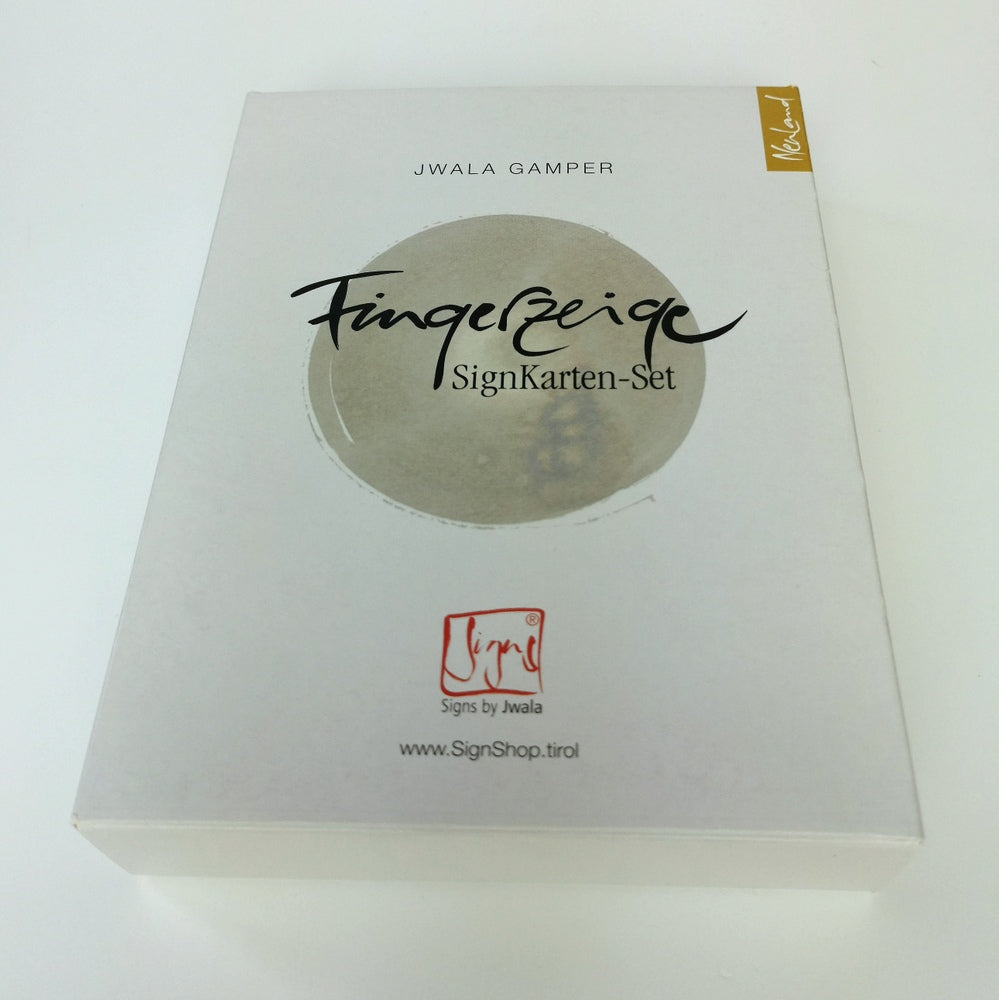 "Fingerzeige" SignKarten-Box