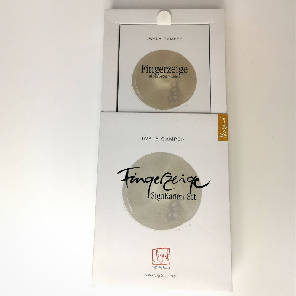 "Fingerzeige" SignKarten-Box