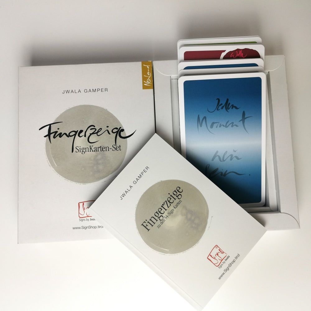 "Fingerzeige" SignKarten-Box