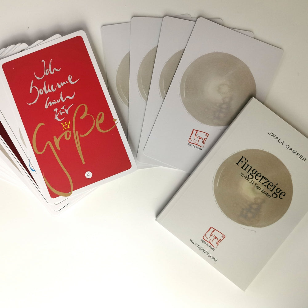 "Fingerzeige" SignKarten-Box