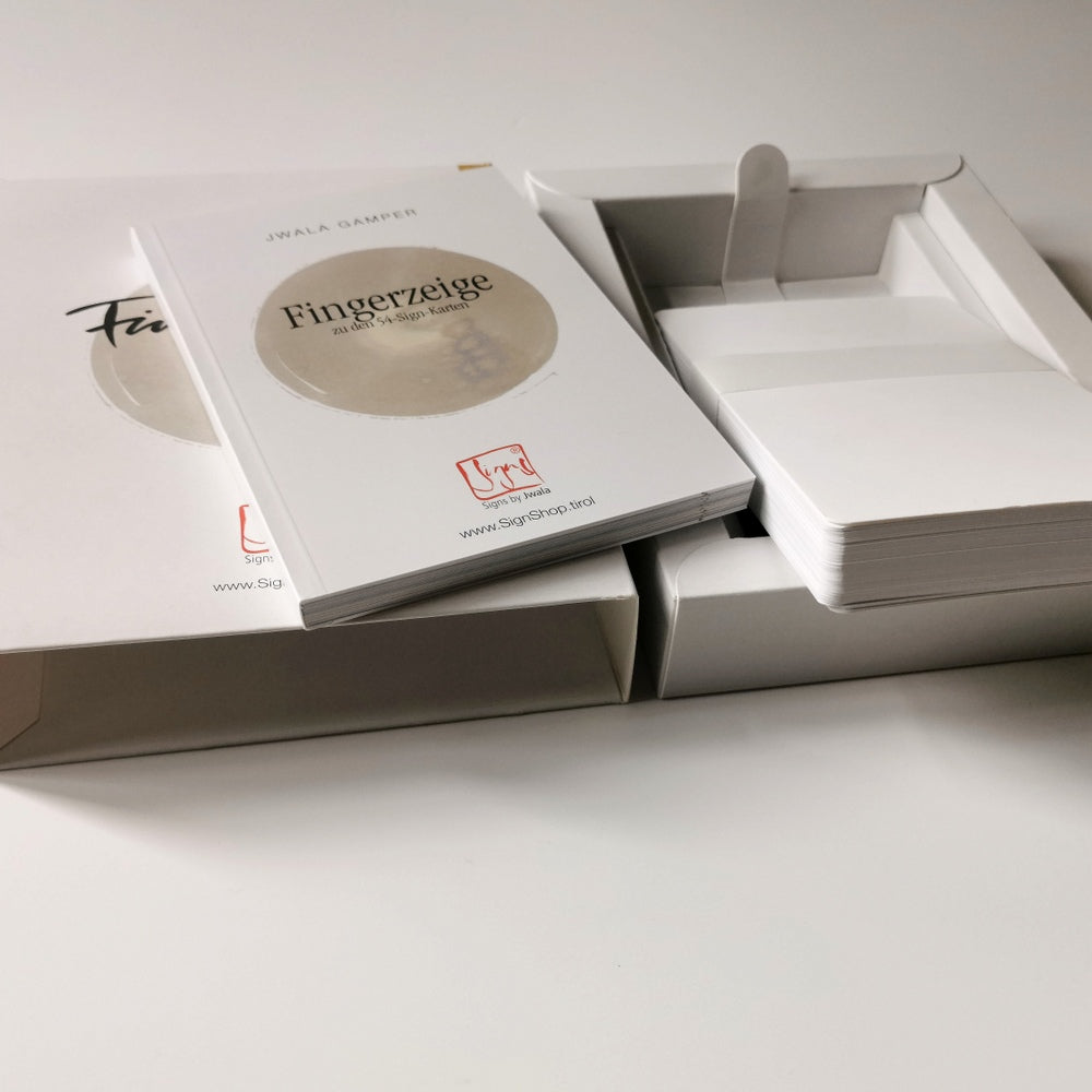 "Fingerzeige" SignKarten-Box