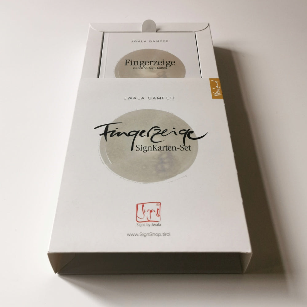 "Fingerzeige" SignKarten-Box
