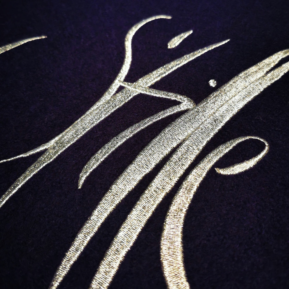 Flachkissen "Stille" (Wollwalk/Lurex)