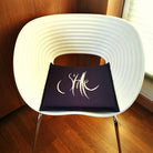 Flachkissen "Stille" (Wollwalk/Lurex)