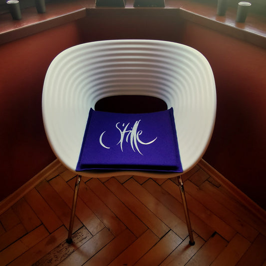 Flachkissen "Stille" (Wollwalk/Lurex)