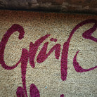 Fußmatte "Grüß Göttin" Rot