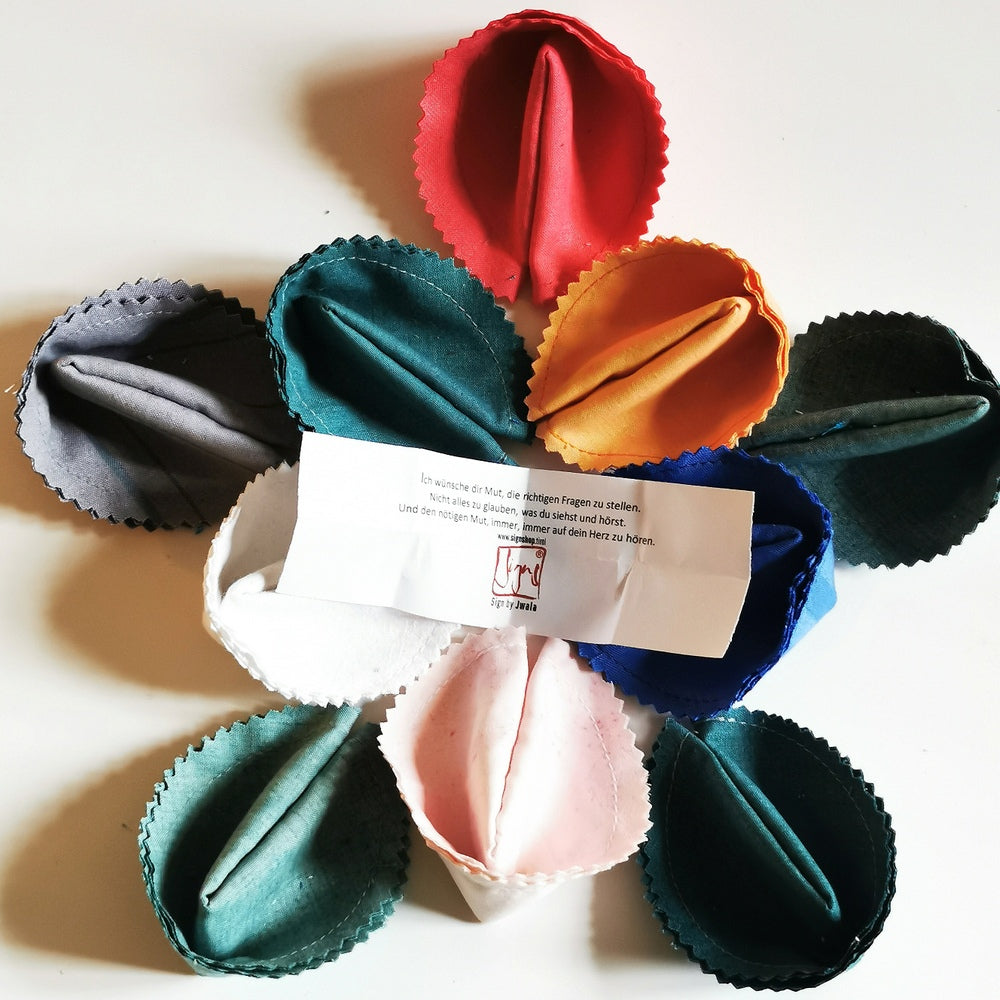 Der Sign-Glückskeks aus Bauernleinen