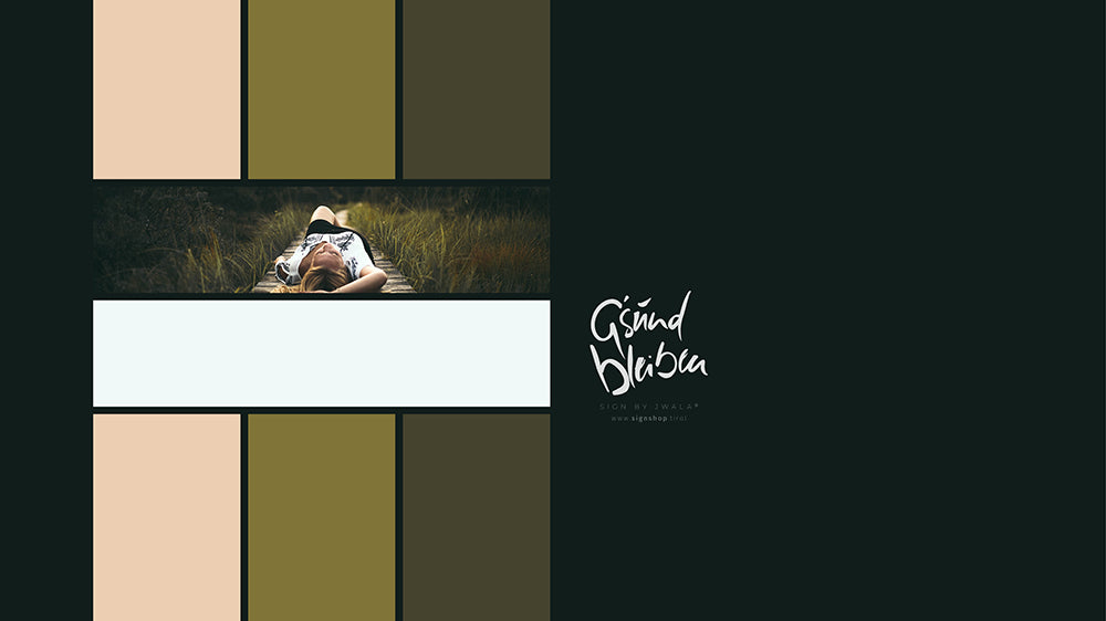 Desktophintergrund "G'sund bleiben"