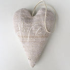 Bauernleinen-Herz "Happy"