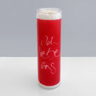 SignKerze "Ich liebe uns"