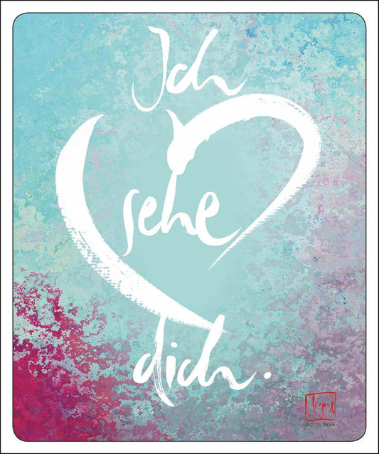 Poster "Ich sehe dich"