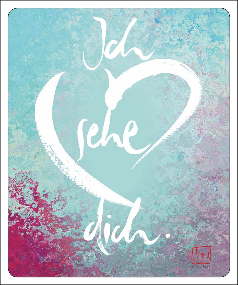 Poster "Ich sehe dich"