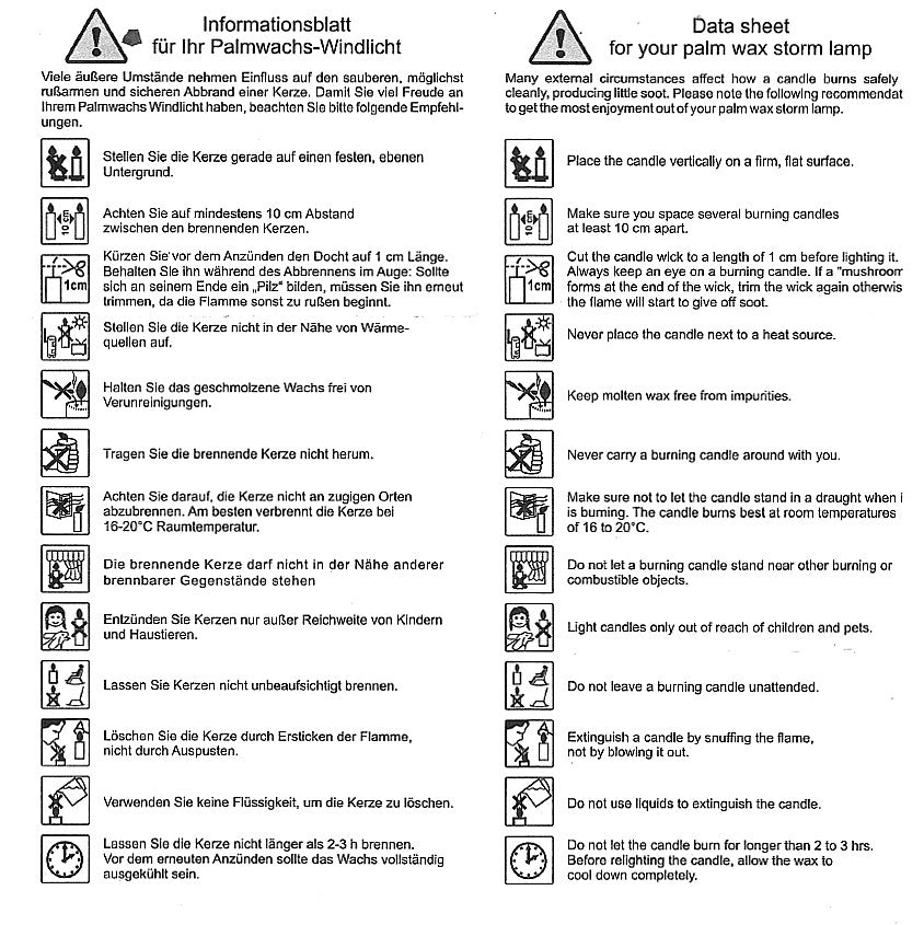 10 SignKerzen + 2 Kerzen gratis + 12 Karten gratis "Ein Licht für dich"