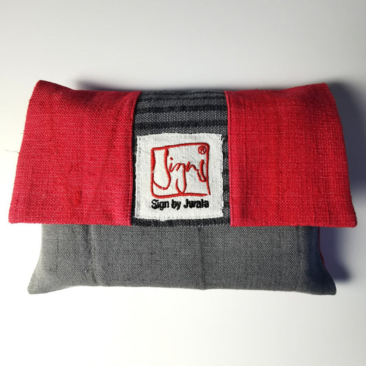 "Fingerzeige" SignKarten-Set "Rot/Grau" - Bauernleinen