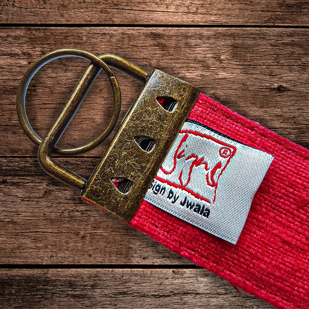 Schlüsselanhänger "Ich sehe dich" Bauernleinen