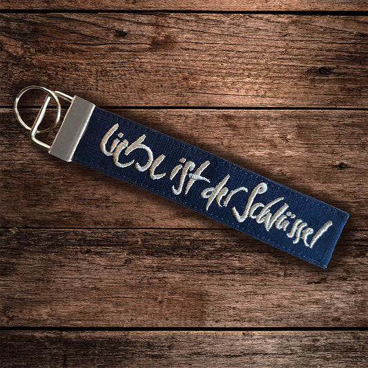 Schlüsselanhänger "Liebe ist der Schlüssel"