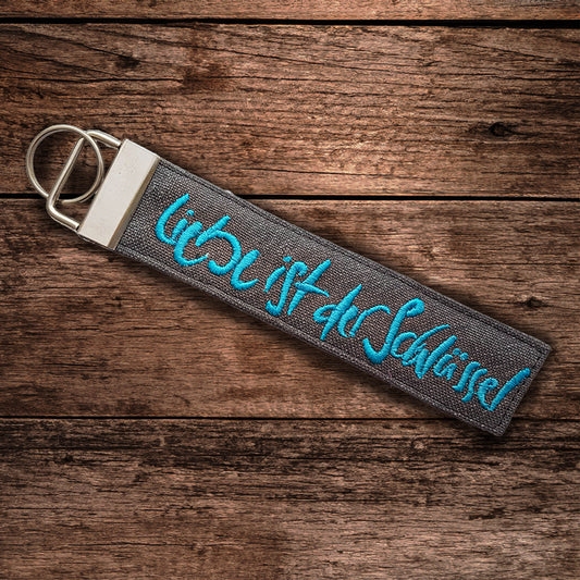 Schlüsselanhänger "Liebe ist der Schlüssel"