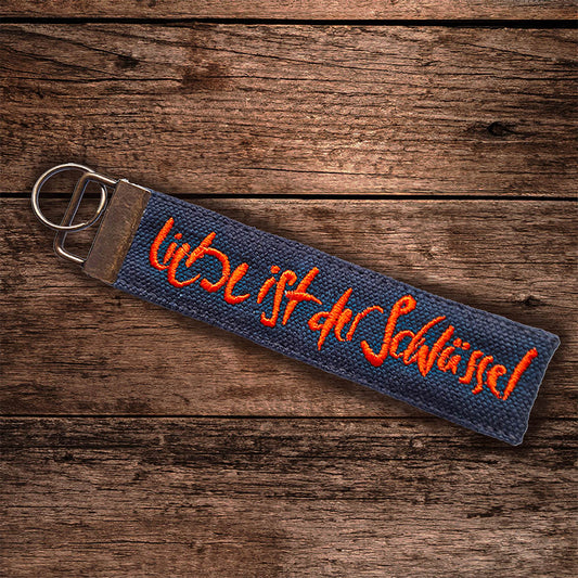 Schlüsselanhänger "Liebe ist der Schlüssel"
