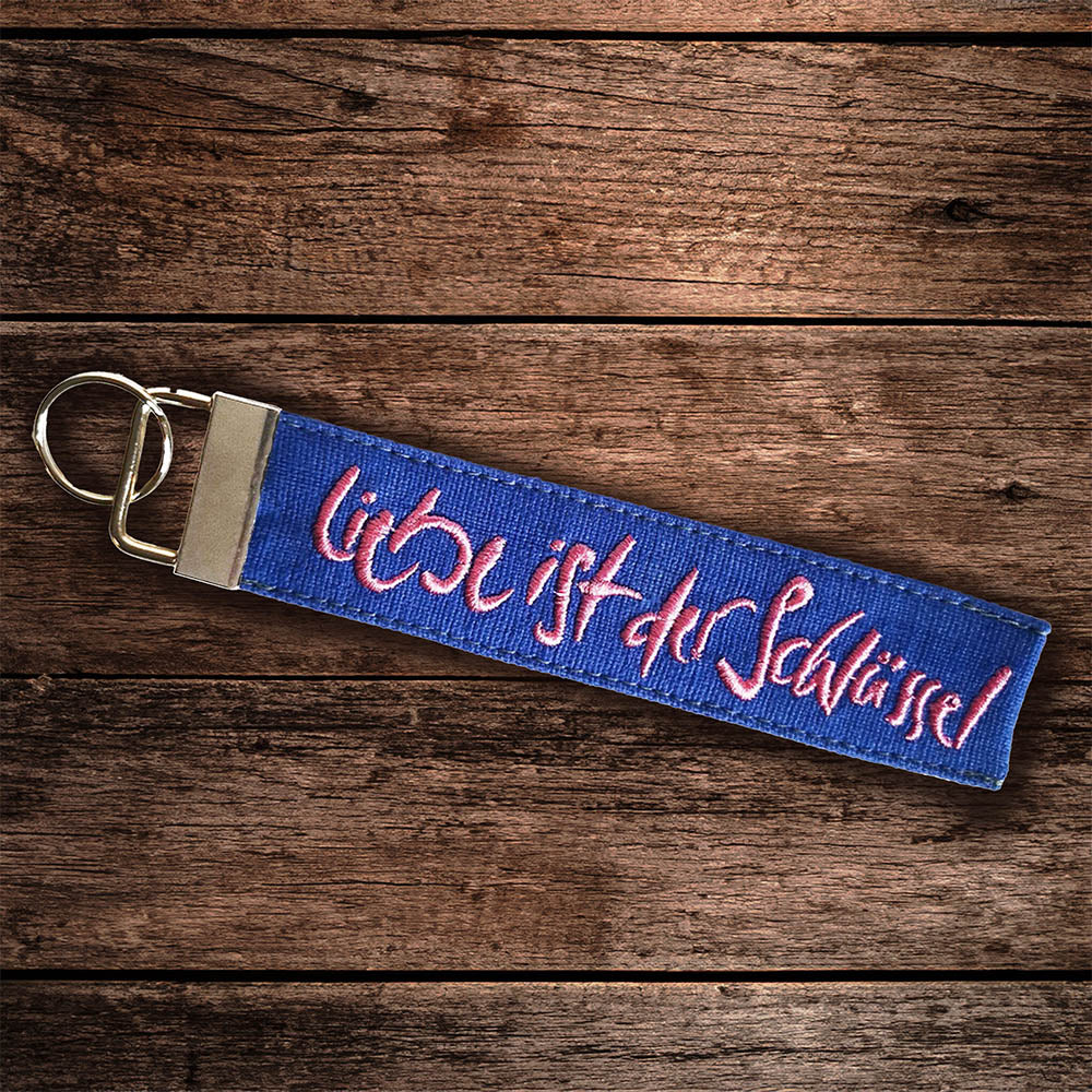 Schlüsselanhänger "Liebe ist der Schlüssel"