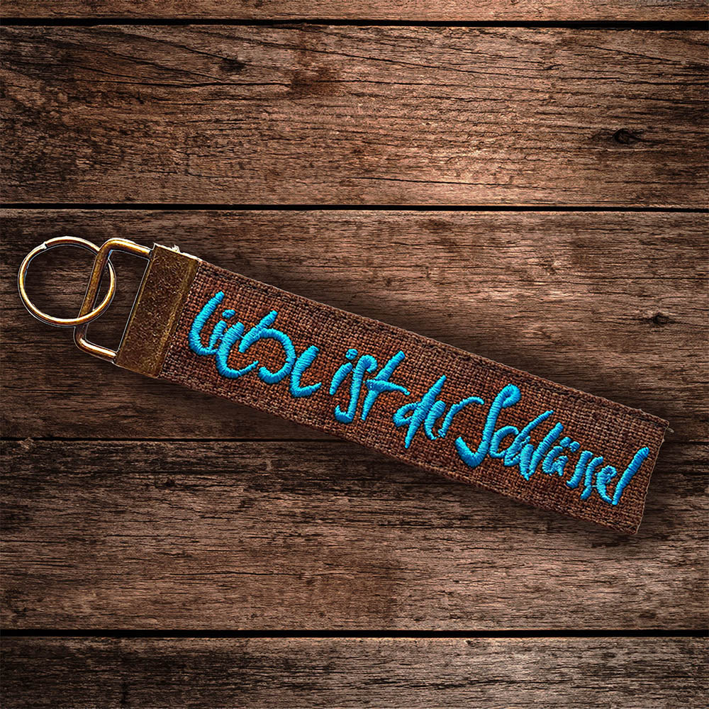 Schlüsselanhänger "Liebe ist der Schlüssel"