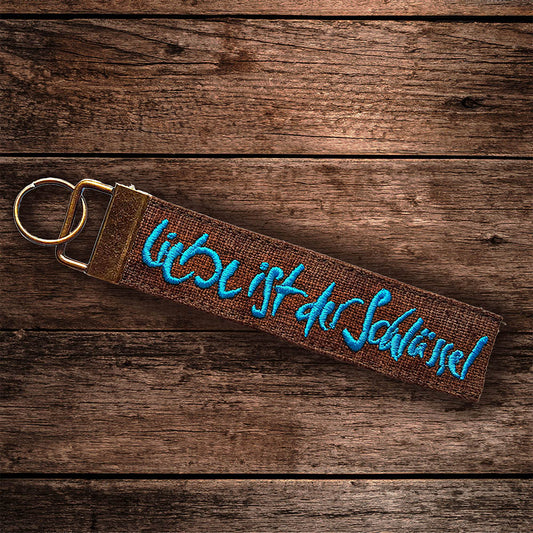 Schlüsselanhänger "Liebe ist der Schlüssel"